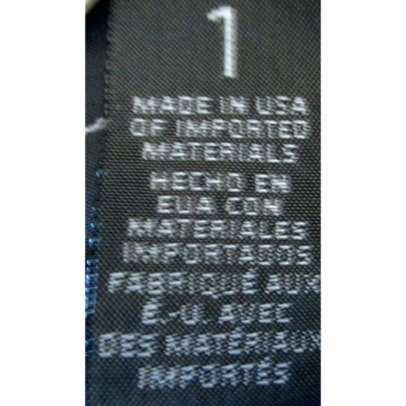 Travelers By Chico's Women's Blue Long Sleeve Stretch Gromet Neck Shirt Size S. - Picture 9 of 11